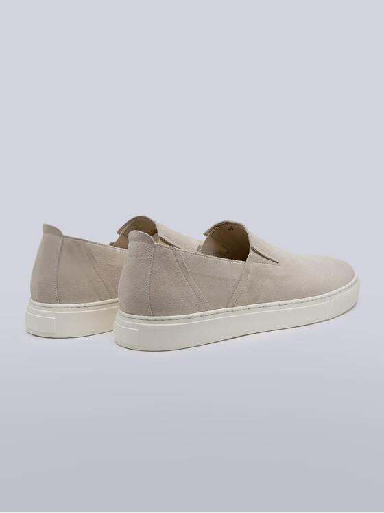 emilio adani Herren Loafer aus Verlours-Leder Beige 38474