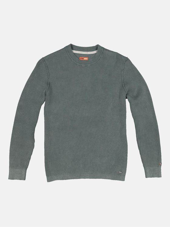 emilio adani Herren Pullover strukturiert Türkis 33452
