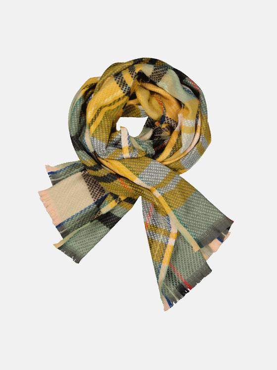 engbers Herren Schal gemustert Currygelb 33906