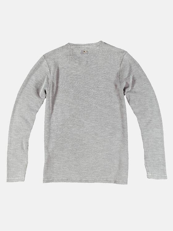 emilio adani Herren Rundhals-Shirt Grau 31928