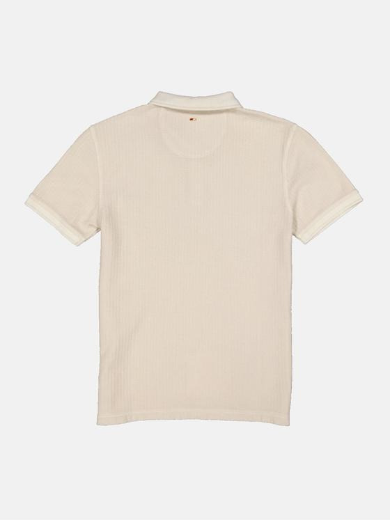 emilio adani Herren Polo-Shirt aus Baumwolle Beige 35103