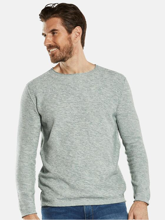 engbers Herren Pullover regular Grün 34560