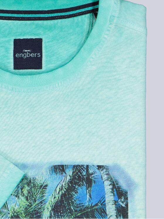 engbers Herren T-Shirt uni Tuerkis 38974