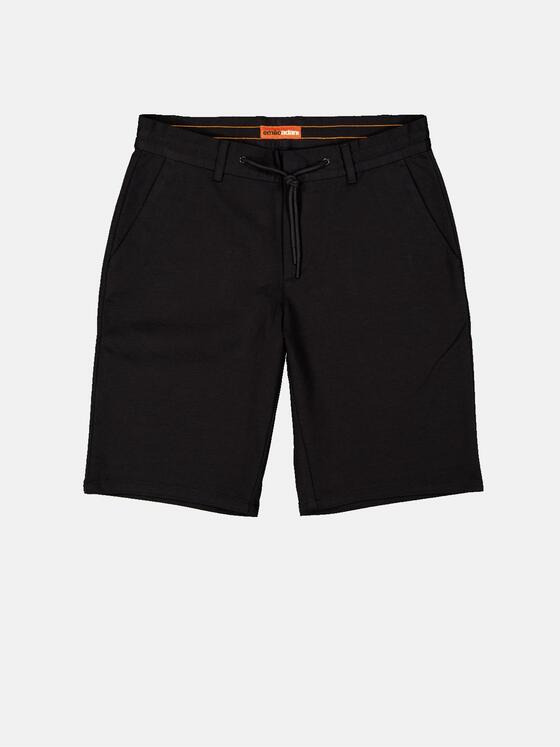 emilio adani Herren Bermuda Schwarz 35003