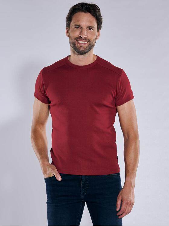 engbers Herren T-Shirt "My Favorite" organic Dunkelrot 37782