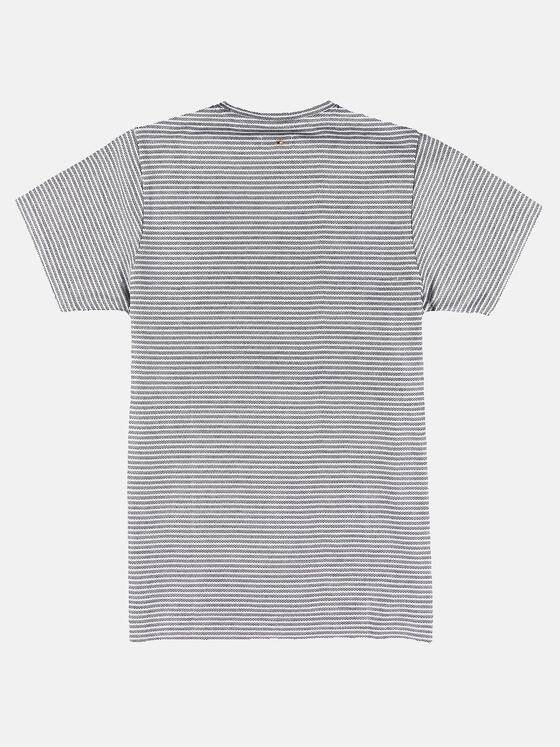 emilio adani Herren Rundhals T-Shirt mit besonderer Warenstruktur Schwarz 30187