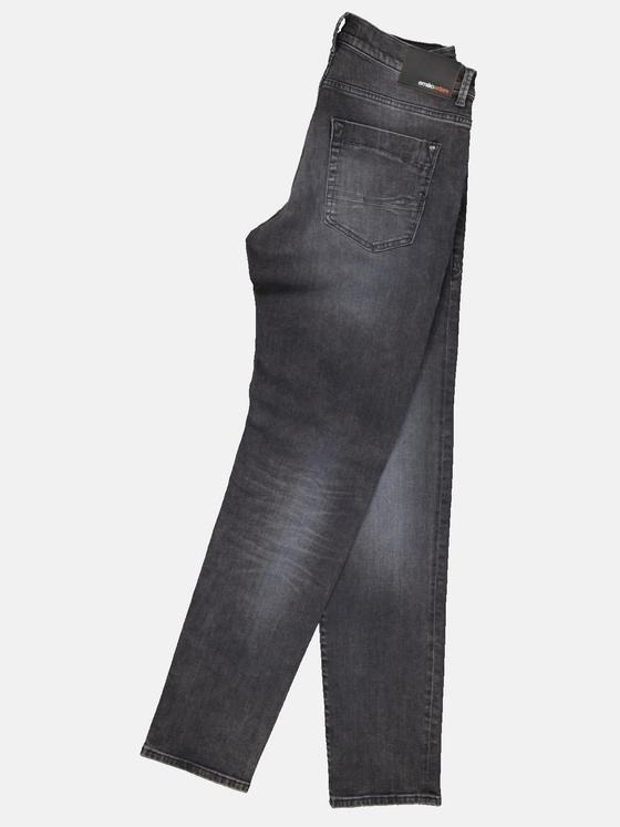 emilio adani Herren Jeans Slim Fit Schwarz 34096