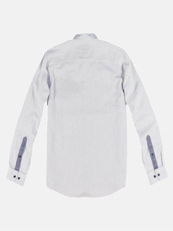 engbers Herren Baumwollhemd im Streifendesign Blau 31297