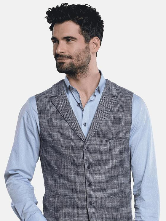 engbers Herren Die Sommer-Sakko-Weste Indigoblau 31074