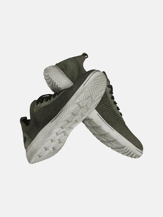 engbers Herren Sneaker aus Materialmix Grün 34418