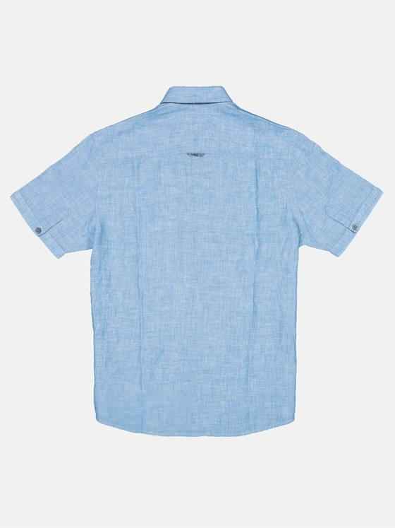 engbers Herren Hemd uni Tuerkis 33249