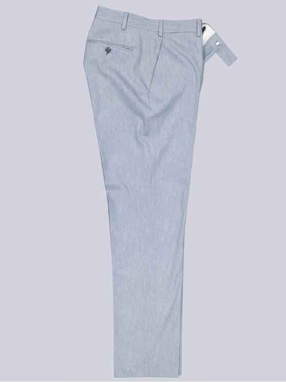 emilio adani Herren Anzug-Hose strukturiert Blau 38443