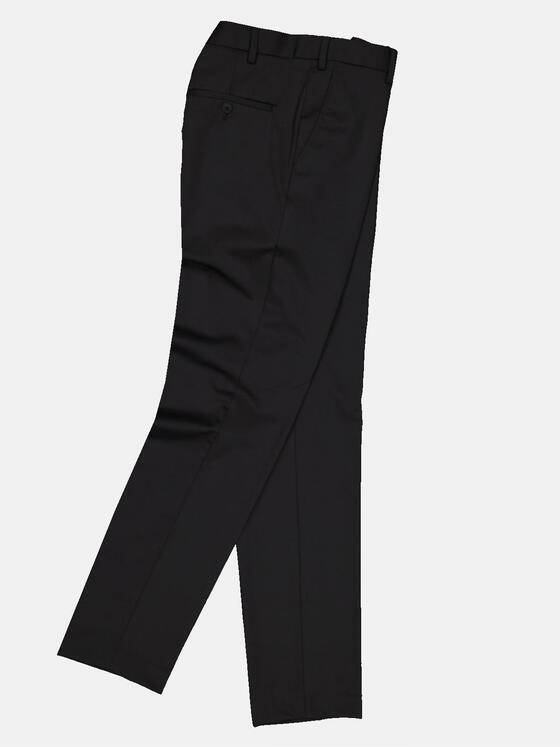 emilio adani Herren Anzughose slim fit Schwarz 35373