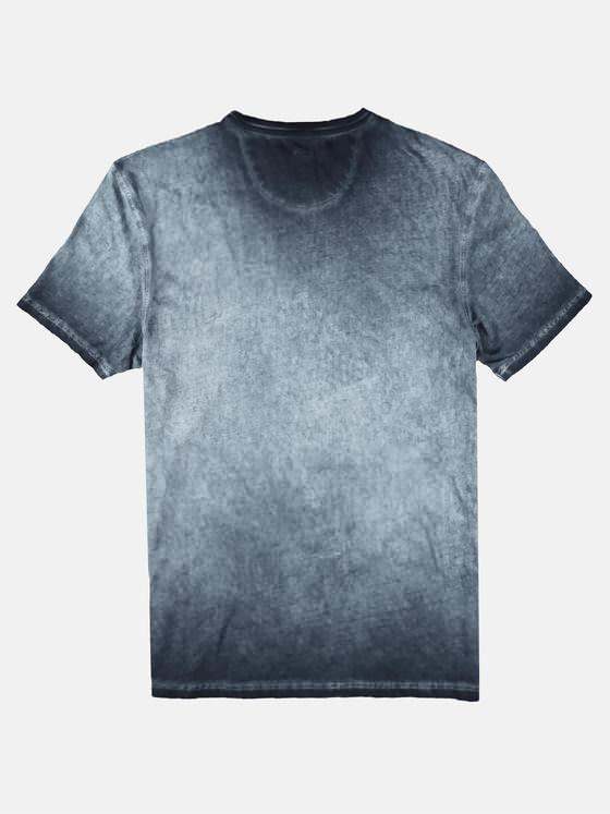 engbers Herren T-Shirt mit Applikationen Marineblau 28009