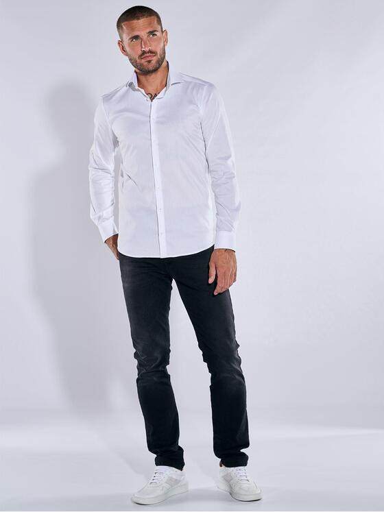 emilio adani Herren Performance Hemd "My Favorite" weiß Weiß 38000