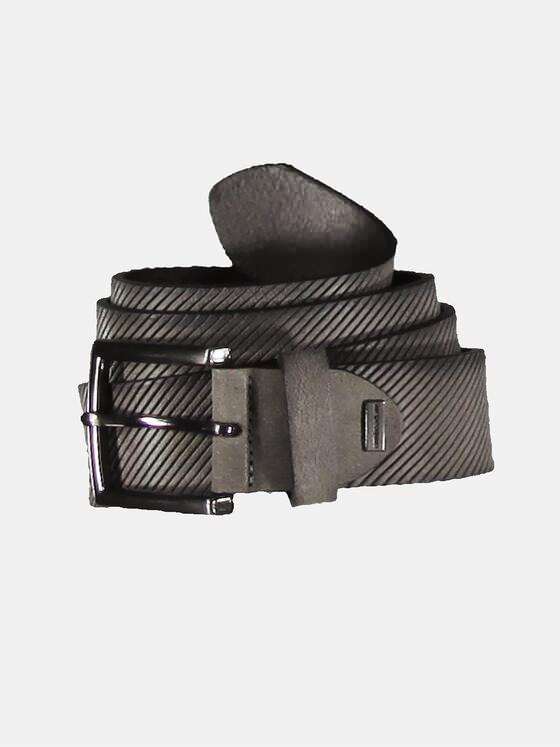 emilio adani Herren Ledergürtel Grau 31502