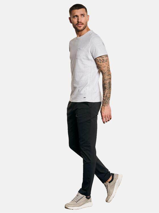 emilio adani Herren Anzughose slim fit Schwarz 35373