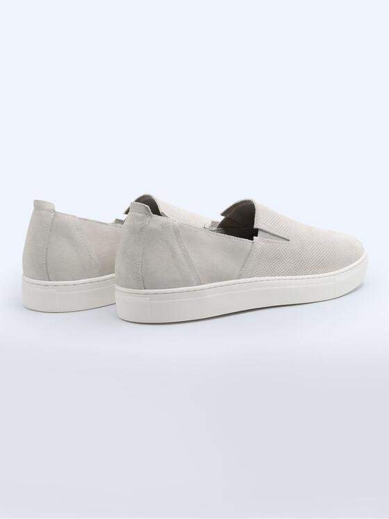 emilio adani Herren Loafer aus Veloursleder Creme 40523