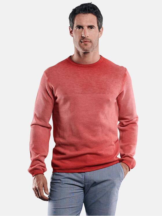 engbers Herren Softer Baumwollpullover Tomatenrot 29371