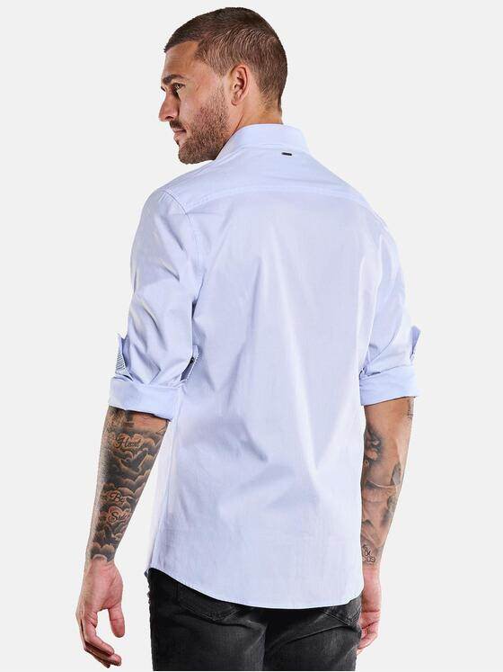 emilio adani Herren Langarm-Hemd "My Favorite" Hellblau 34063