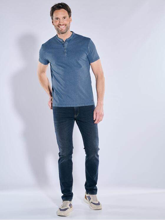 engbers Herren Henley T-Shirt Brilliantblau 38185