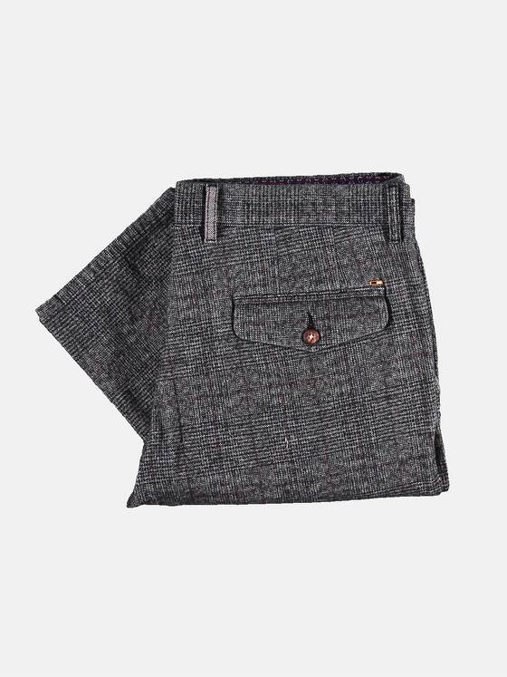 emilio adani Herren Retro Chino Granitgrau 30331