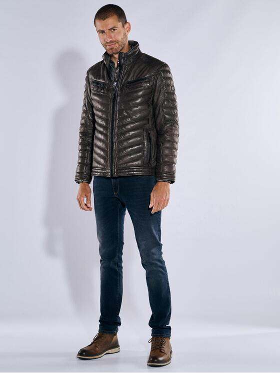 engbers Herren Lederjacke regular Braun 37423