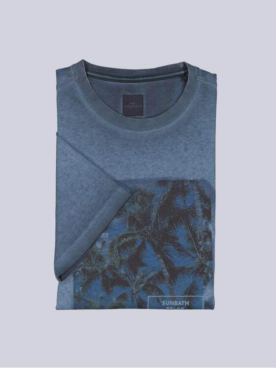 engbers Herren T-Shirt uni Saphirblau 38973