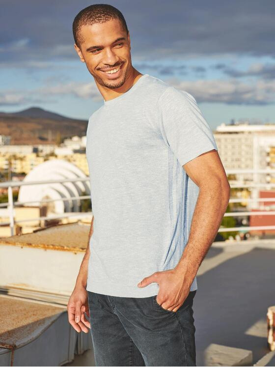 emilio adani Herren T-Shirt regular Blau 34509