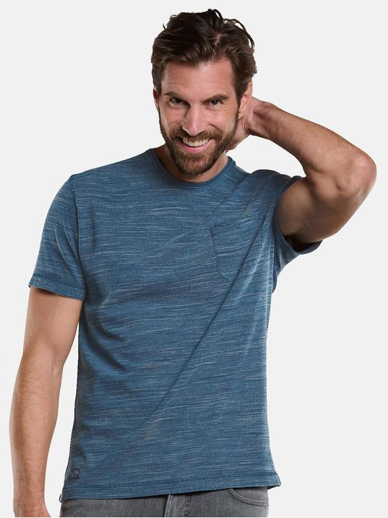 engbers Herren T-Shirt meliert Türkis 34125