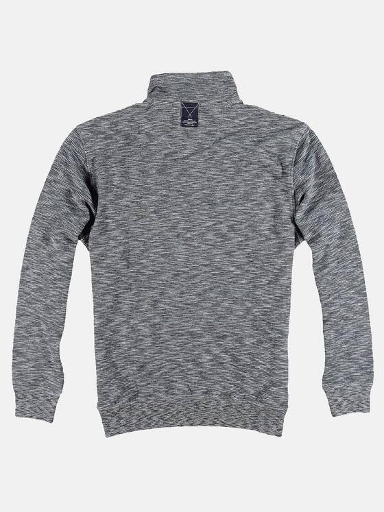 engbers Herren Sportives Sweatshirt in Strukturware Taubenblau 31167