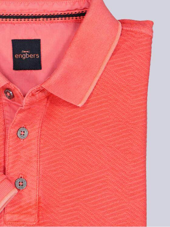 engbers Herren Polo-Shirt strukturiert Hellrot 38451