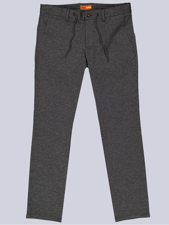 emilio adani Herren Chino mit Tunnelzug Anthrazit 39112