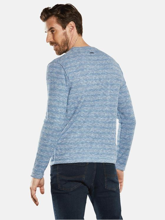 engbers Herren Pullover gestreift Blau 34625