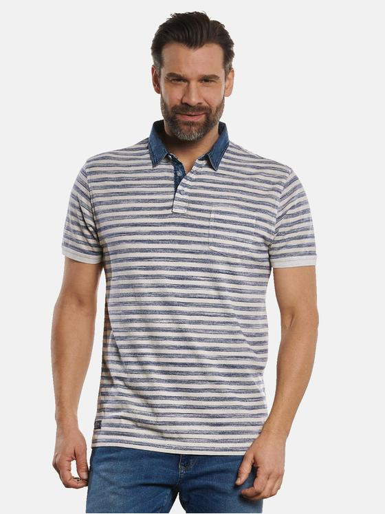 engbers Herren Poloshirt Silbergrau 33071
