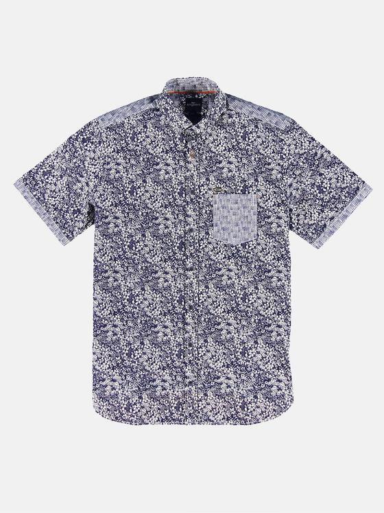 engbers Herren Hemd kurzarm Blau 32216