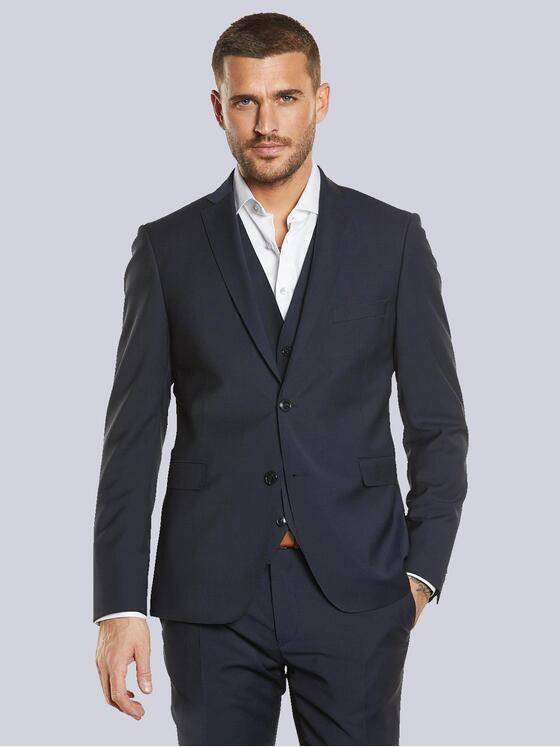 emilio adani Herren Anzug-Sakko slim fit Blau 34912