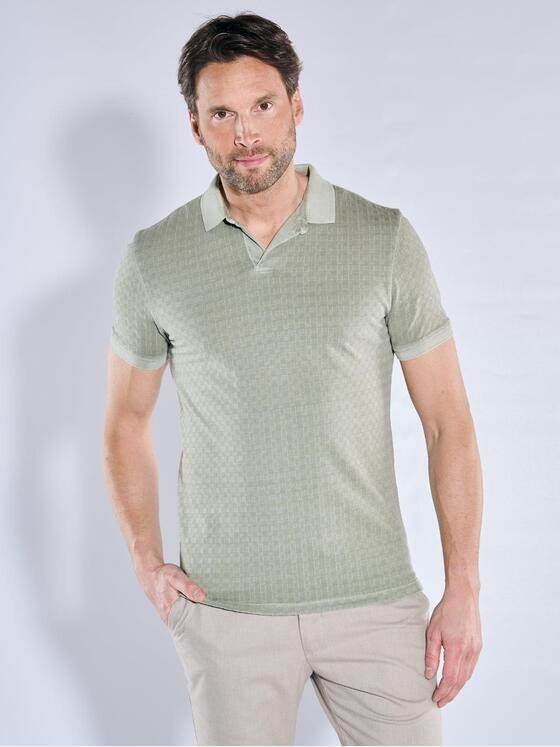 engbers Herren Polo-Shirt aus reiner Baumwolle Oliv 38450