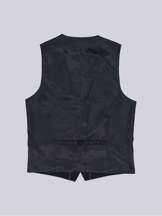 emilio adani Herren Anzug-Weste slim fit Blau 39266