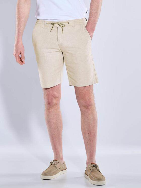 engbers Herren Bermuda mit Leinenanteil Beige 38655