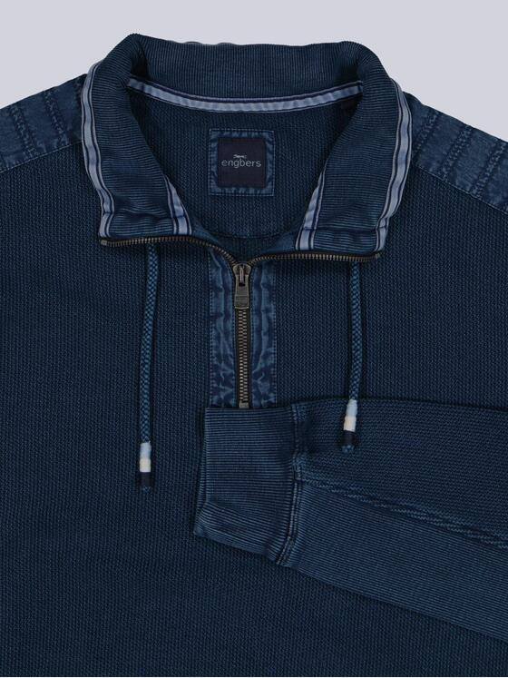 engbers Herren Sweatshirt regular Saphirblau 38307