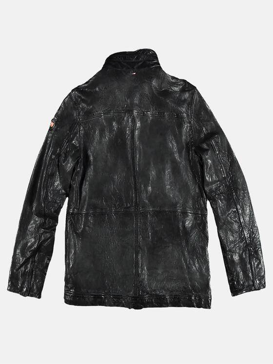 emilio adani Herren Lederjacke Grau 28790
