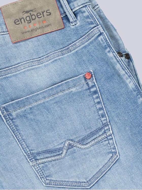 engbers Herren Super-Stretch-Jeans regular Mittelblau 38652