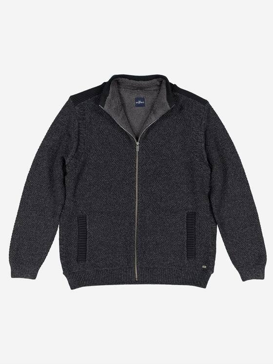 engbers Herren Strickjacke regular Anthrazit 37615