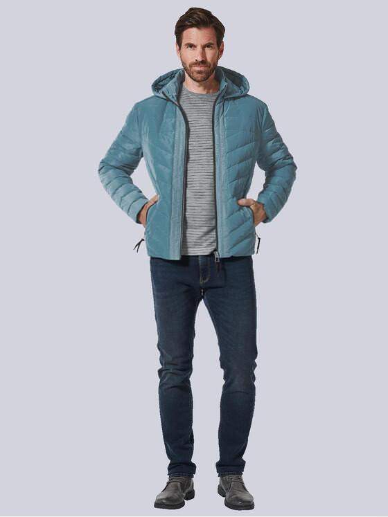 engbers Herren Steppjacke mit abnehmbarer Kapuze Türkis 35178