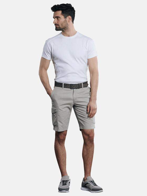 engbers Herren Bermuda mit seitlichen Taschen Silbergrau 32377