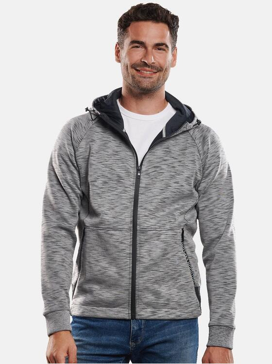 engbers Herren Sweatjacke Stehbund Silbergrau 31170