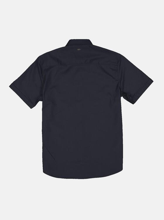 engbers Herren Kurzarm-Hemd "My Favorite" Blau 34372