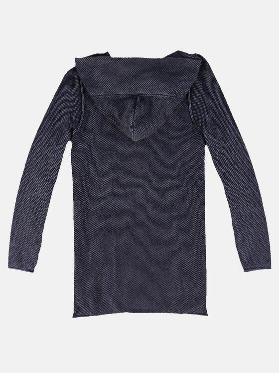 emilio adani Herren Langer Strickcardigan Blau 31092