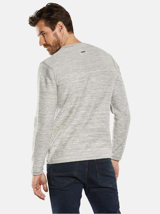 engbers Herren Pullover meliert Mausgrau 34626